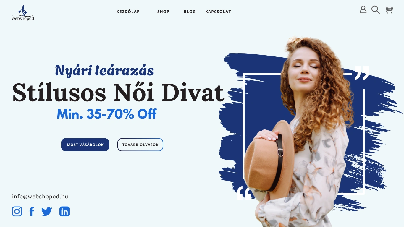 Mobilbarát webshop készítés